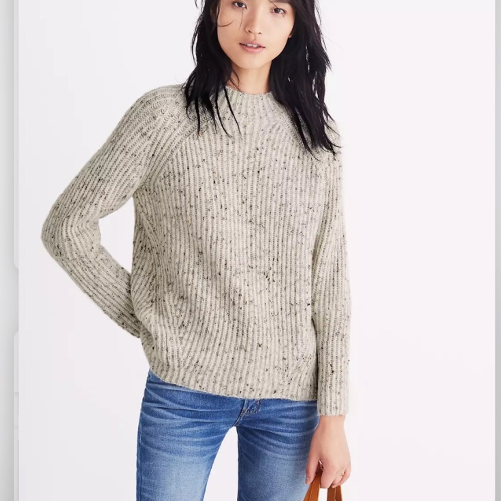Madewell Donegal Northfield Mockneck Sweater